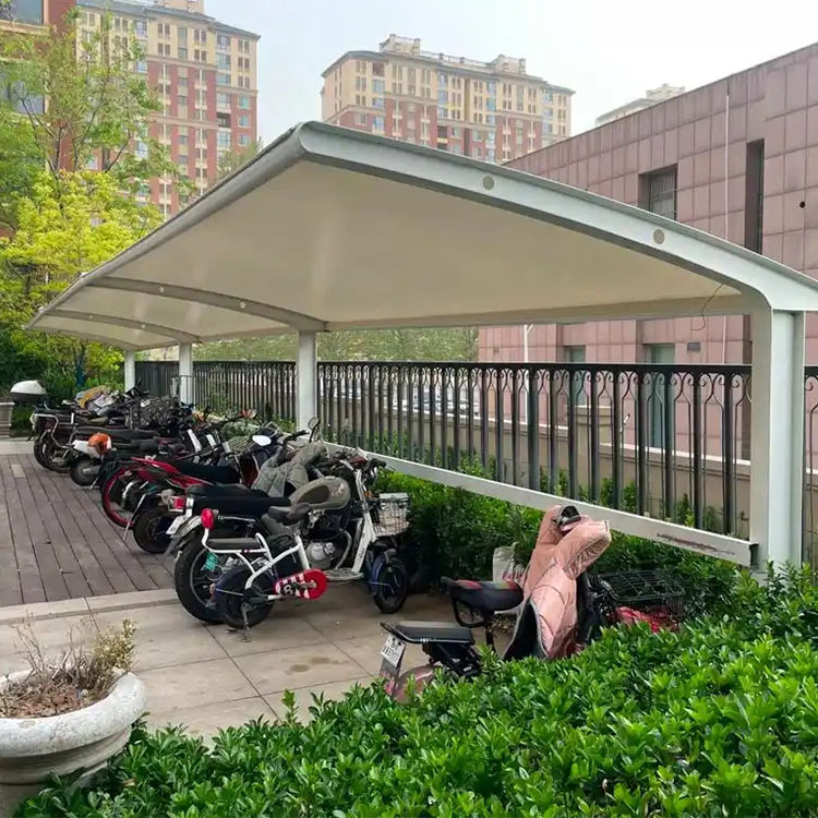 涞水县膜结构电动车棚